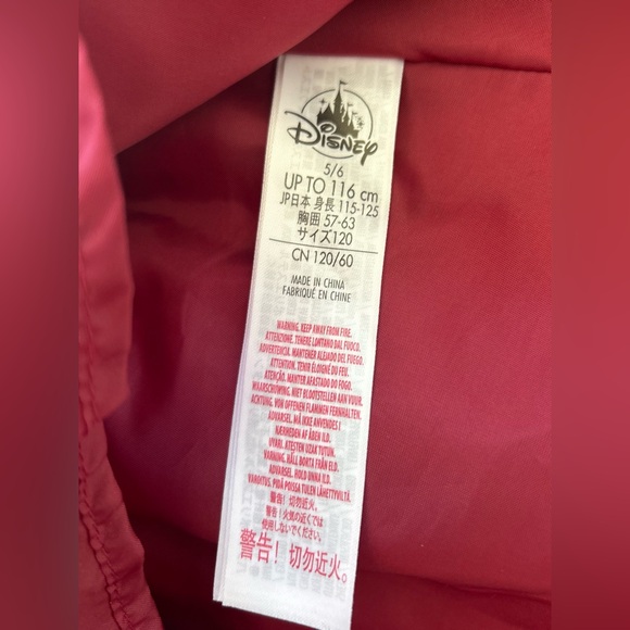 5 & 6, Disney Snow White Princess Dress Embroidered Sequin Red and Gold - Picture 17 of 17